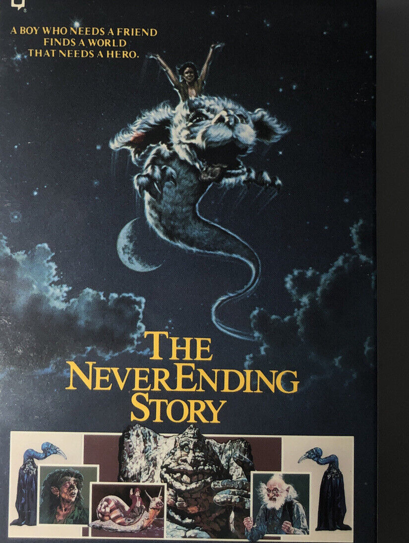 The Neverending Story(VHS 1984)TESTED-RARE VINTAGE COLLECTIBLE-SHIPS N ...