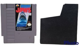 Nintendo NES Jaws loose cart/sleeve, cleaned & tested, authentic 3 screw version