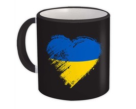 Ukrainian Heart : Gift Mug Ukraine Country Expat Flag Patriotic Flags National - $15.90