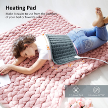 Electric Heating Pad for Back/Shoulder/Neck/Knee/Leg Pain Relief, 6 Fast Heating image 6