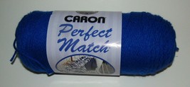 Royal Blue Yarn Perfect Match Caron New 8 oz No Dye Lot USA Made Acrylic - $9.69