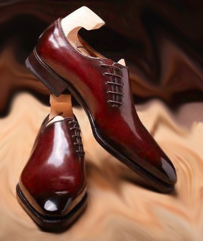 Side Laces Patent Shoes, Customize Formal Leather Shoes, Men's Oxford Shoes,