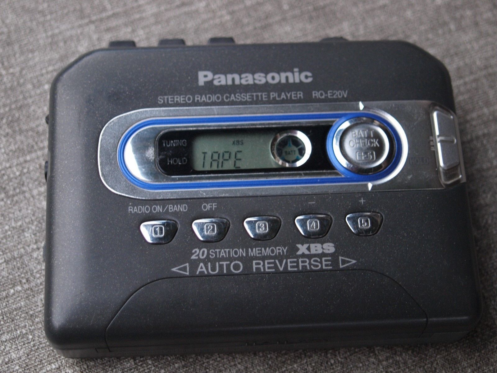 Panasonic Rq E20v Stereo Amfm Radio Cassette Player Walkman Auto