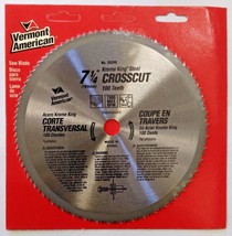 Vermont American 25290 7-1/4" Krome King Steel Crosscut Saw Blade 100 Teeth - $5.94