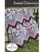 Quilt Pattern SWEET CHEVRONS Swirly Girls 2 Sizes - $9.90