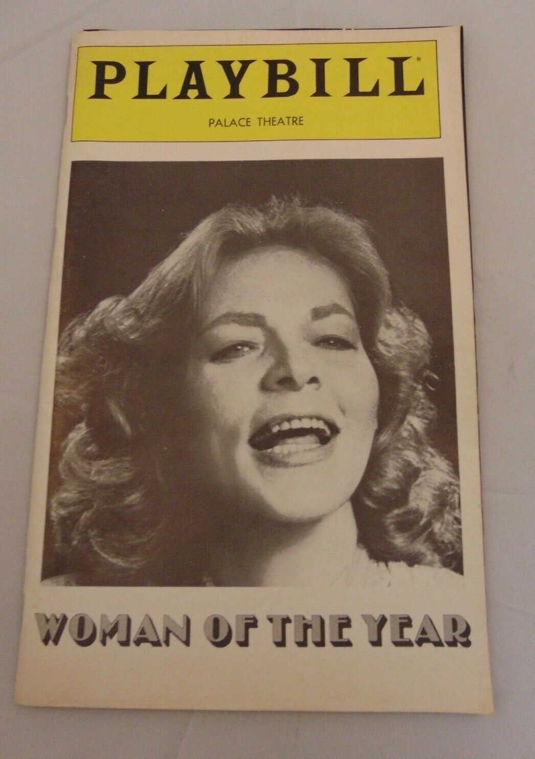 Playbill Woman of the Year Broadway Palace Theatre March 1981 Lauren ...