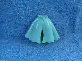 Polly Pocket Disney Fairy Green Glitter Rubber Skirt for 3 1/2&quot; Dolls - $1.16