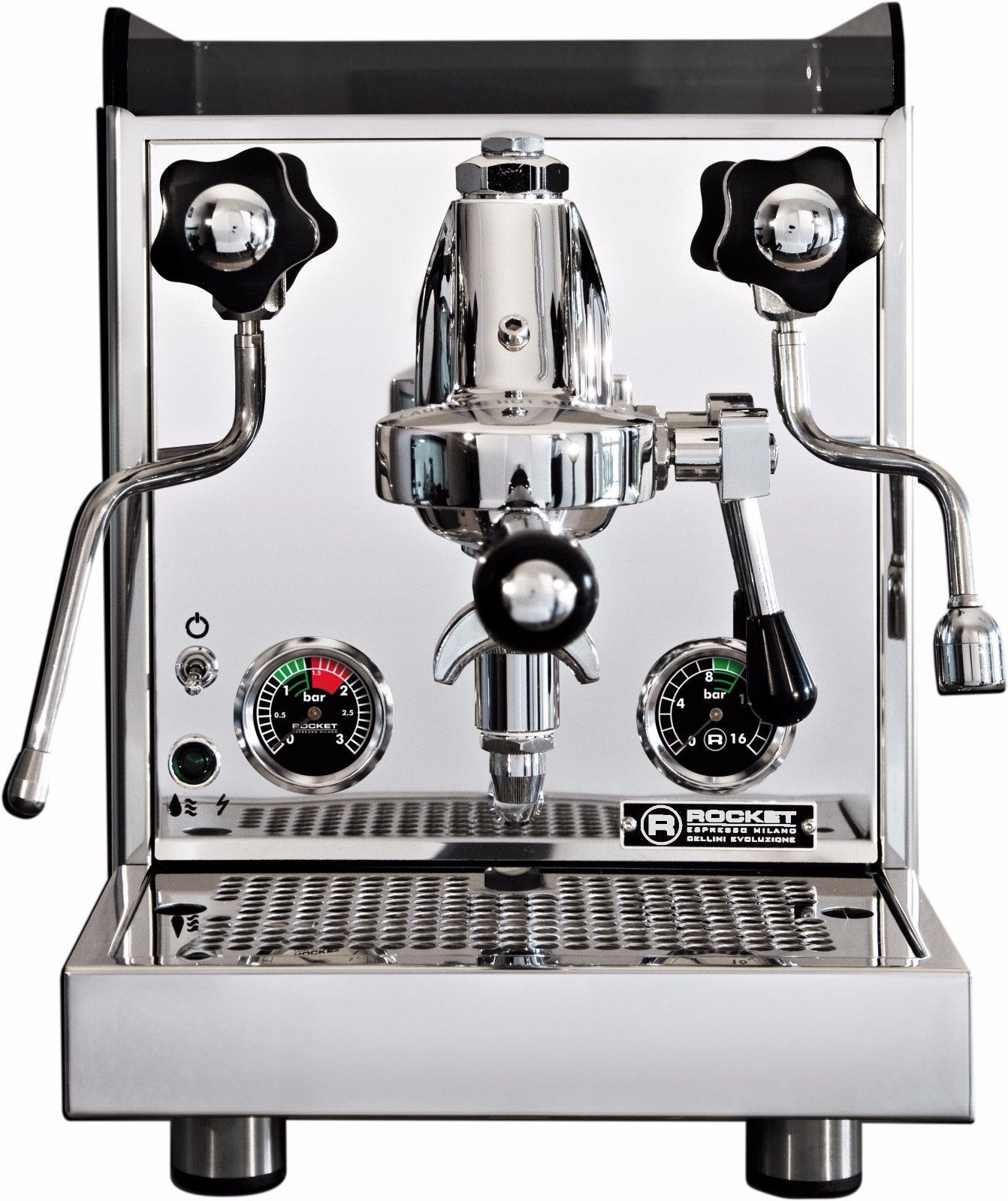Rocket Cellini Evoluzione V2 Espresso Coffee Maker Machine & Fausto Grinder Set Espresso Machines
