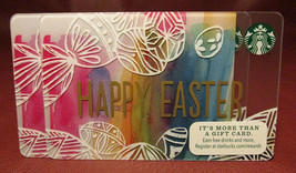 Lot of 4 Starbucks 2014 HAPPY EASTER Gift Cards New with Tags - $28.50