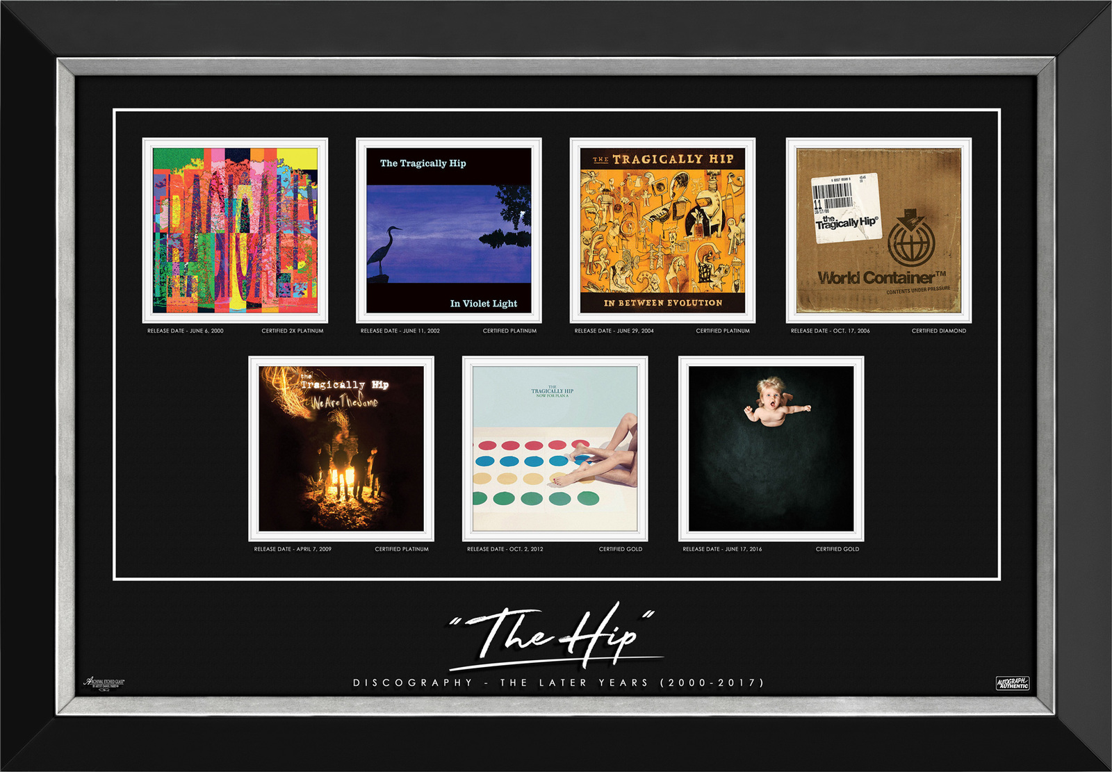 The Tragically Hip Albums, Later Years Discography ...