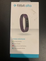 Fitbit Alta - Small Fitness Wristband Stainless Steel Tracker Plum Band - $112.20