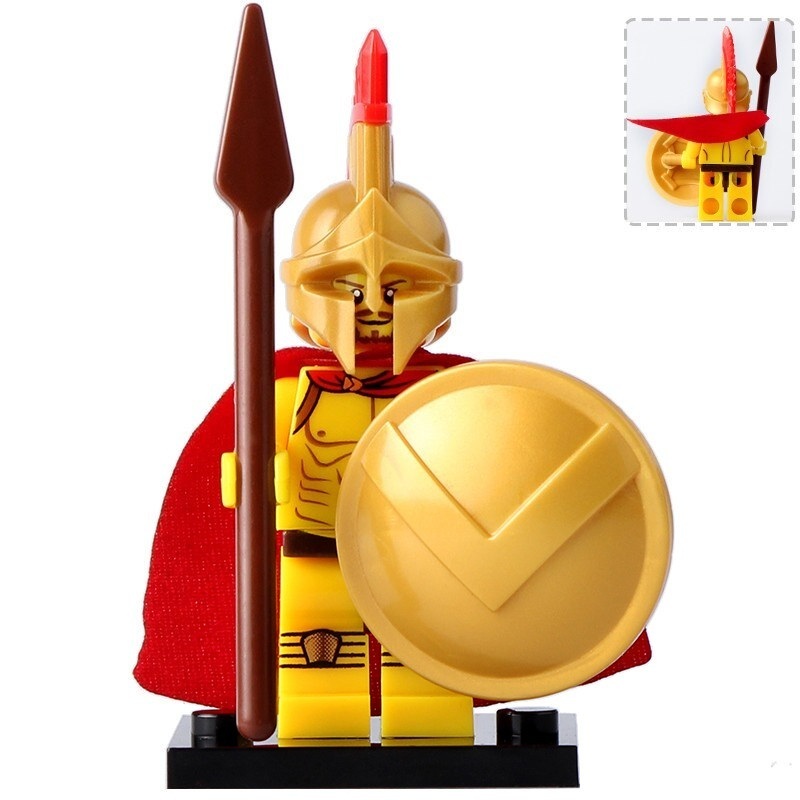 21pcs/set The 300 Spartans & King Leonidas Spartan Army Warriors Lego ...