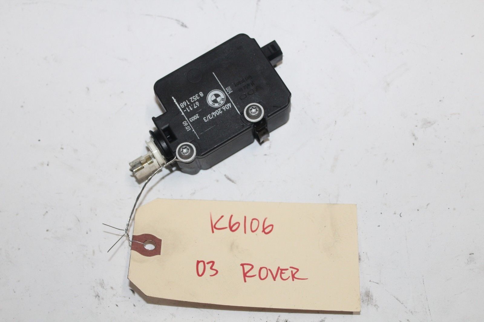 20032005 LAND RANGE ROVER FUEL DOOR RELEASE ACTUATOR K6106 Car