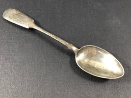 Antique Russian 1908-1917 Imperial Silver 84 Soup Spoon Hallmarked Monogramed - $142.56
