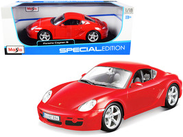 Porsche Cayman S Red 1/18 Diecast Model Car by Maisto - $57.82