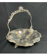 Vintage Victorian Quadruple Silver Plate Bridal Basket - Van Bergh 1904 - $7,420.05