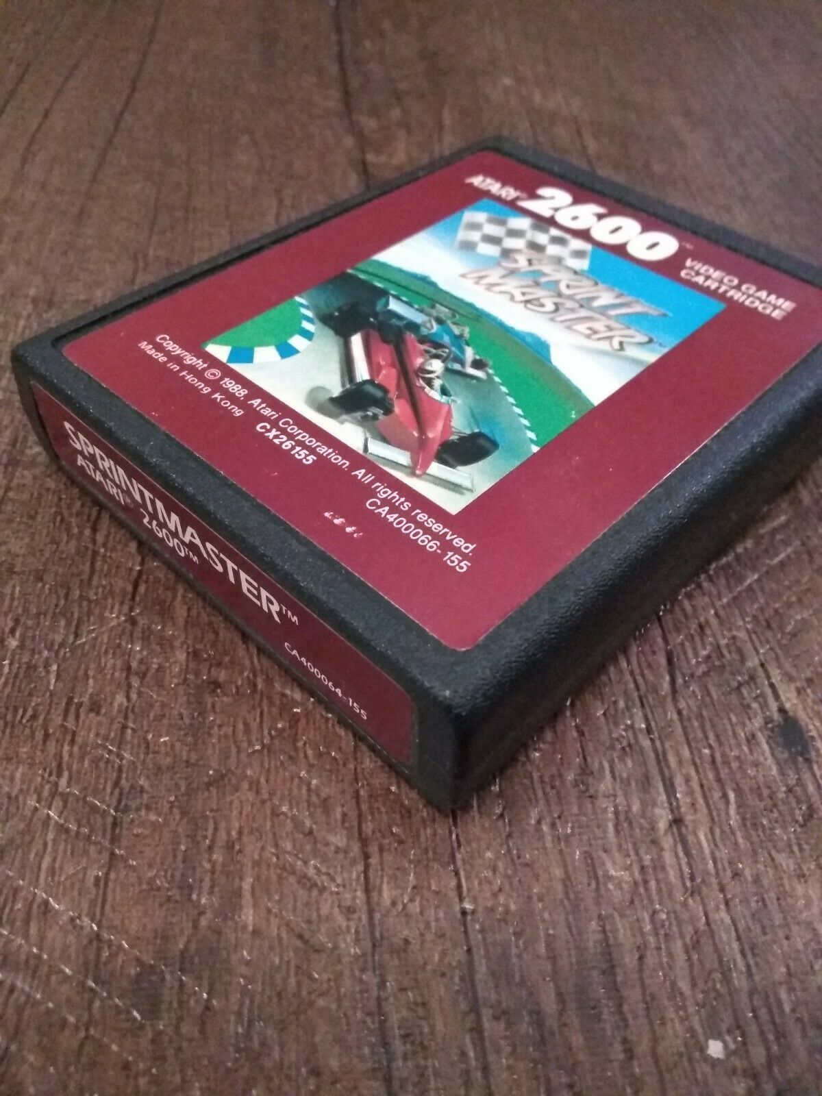 Sprint Master Atari 2600 Video Game Cartridge 1988 - Video Games