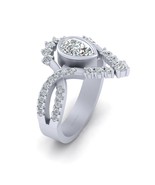 Unique Wedding Ring For Her Pear Cut Diamond Engagement Ring Womens Promise Ring - $749.99