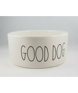 Rae Dunn Magenta &#39;Good Dog&#39; Matte White Pet Ceramic Bowl Dish 6in x 2.75... - $14.24