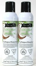 2 Cans Renpure 5.75 Oz Coconut & Argan Oil Dry Shampoo Removes Oil & Dirt