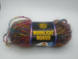 Lion Brand Moonlight Mohair Vintage Ribbon Yarn 204 Rainbow Falls - $9.89