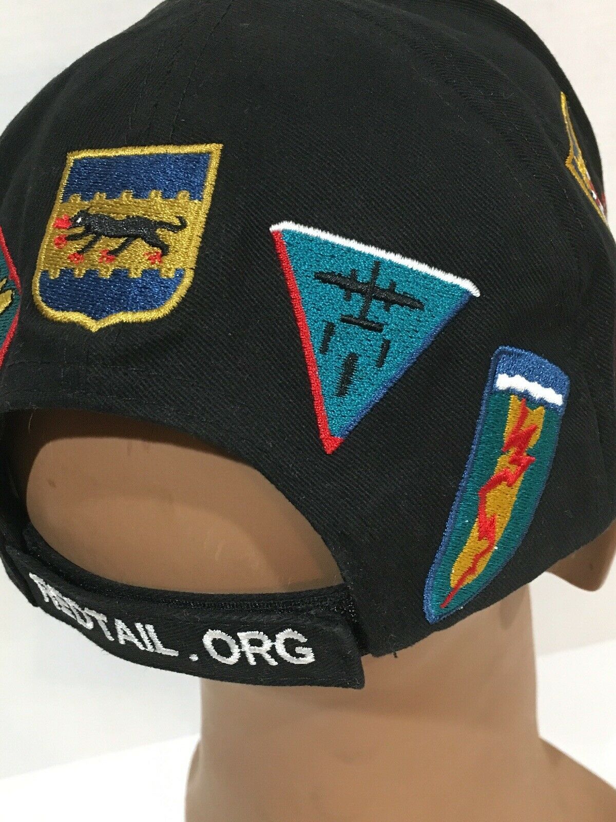 CAF REDTAIL SQUADRON Tuskegee Airmen Embroidered Adjustable Cap Hat Hats