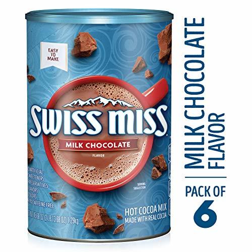 Swiss Miss Milk Chocolate Flavor Hot Cocoa Mix Canister, 45.68 oz. Pack ...