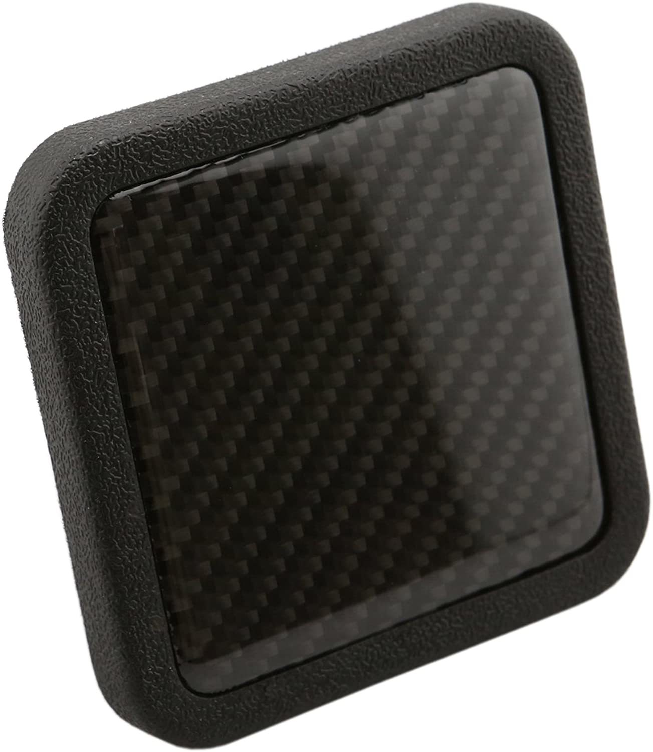 Trailer Hitch Cover Tube Plug Insert (Fits 1.25 inch Receivers, Carbon