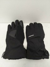 HEAD -Ski Gloves- Black Polyester, Broken Cord,  (See Pics) XL Preowned, - $11.30