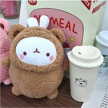 Molang Boucle Stuffed Animal Rabbit Plush Toy 9.8 inch Teddy Bear Costume(Brown) image 3