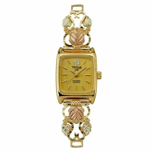 Black Hills Gold Ladies Diamond Accent Watch - Wristwatches