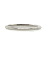 Simple Platinum Wedding Band Ring Jewelry Size 6 (#J5903) - $315.81