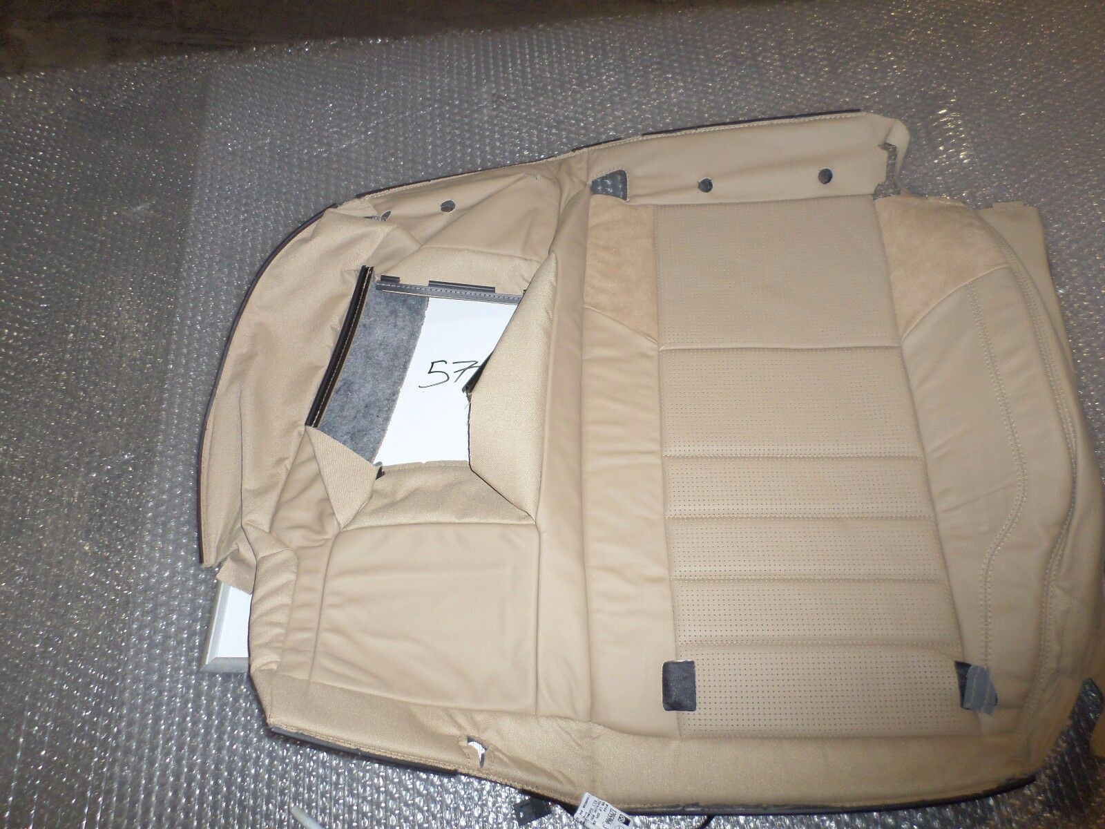 Primary image for NEW OEM LEATHER SEAT COVER MERCEDES ML-CLASS 2006-2011 REAR TAN 16492005338K62