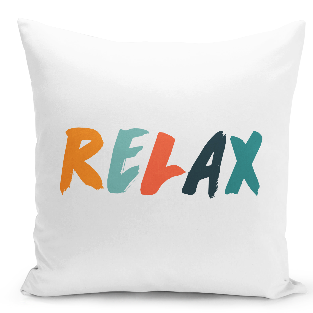 Throw Pillow Relax Meditation Relaxation Pillow 16" Stuffed Decorative