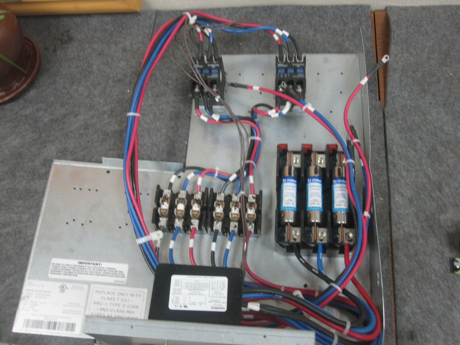 Trane AYDHTRK336BA Auxillary Electric Heater Fuse Panel, 208240V