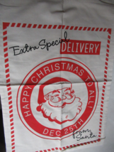 28&quot; Special Delivery From Santa XL Fabric Gift Bag NEW - $16.99