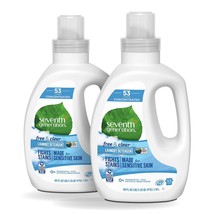 Seventh Generation Concentrated Laundry Detergent, Free &amp; Clear, 40oz. (... - $37.79