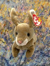 TY Beanie Baby - NIBBLY the Brown Rabbit (6 inch) - MWMTs Stuffed Animal... - $11.60