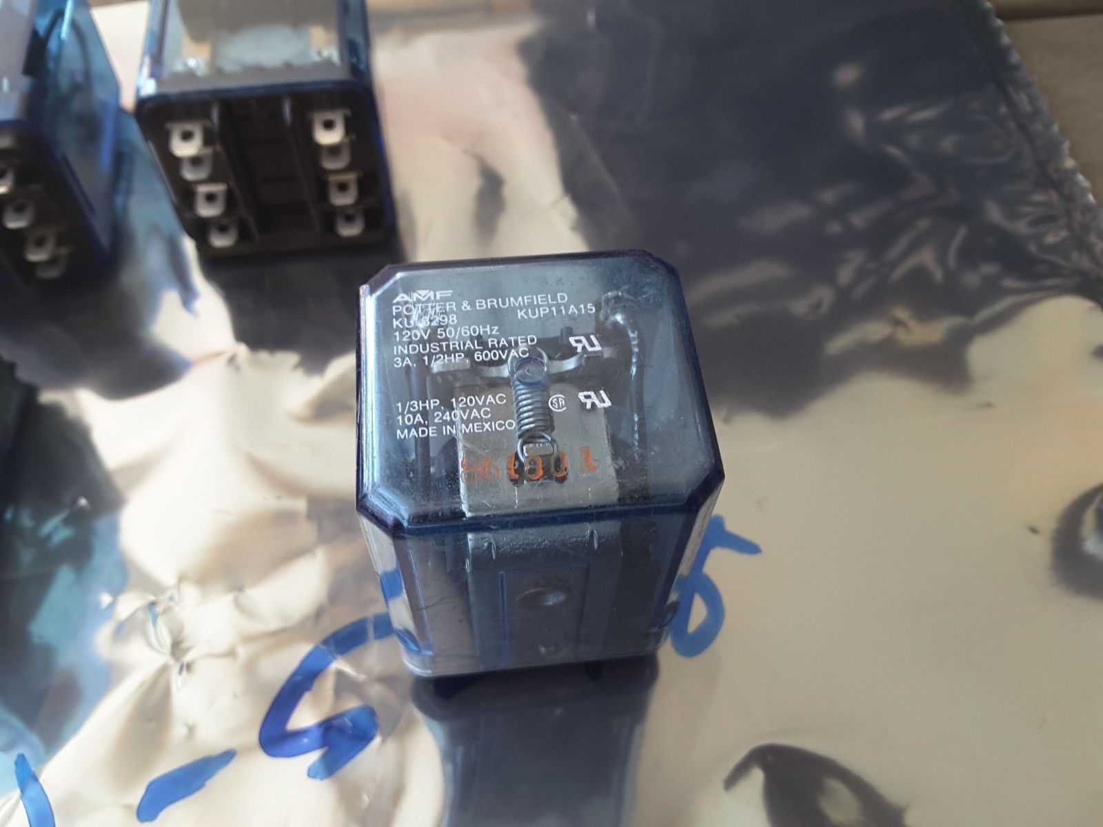 KUP14-A45-120 POTTER /& BRUMFIELD AMF 120VDC RELAY NEW NOS RARE SALE $29