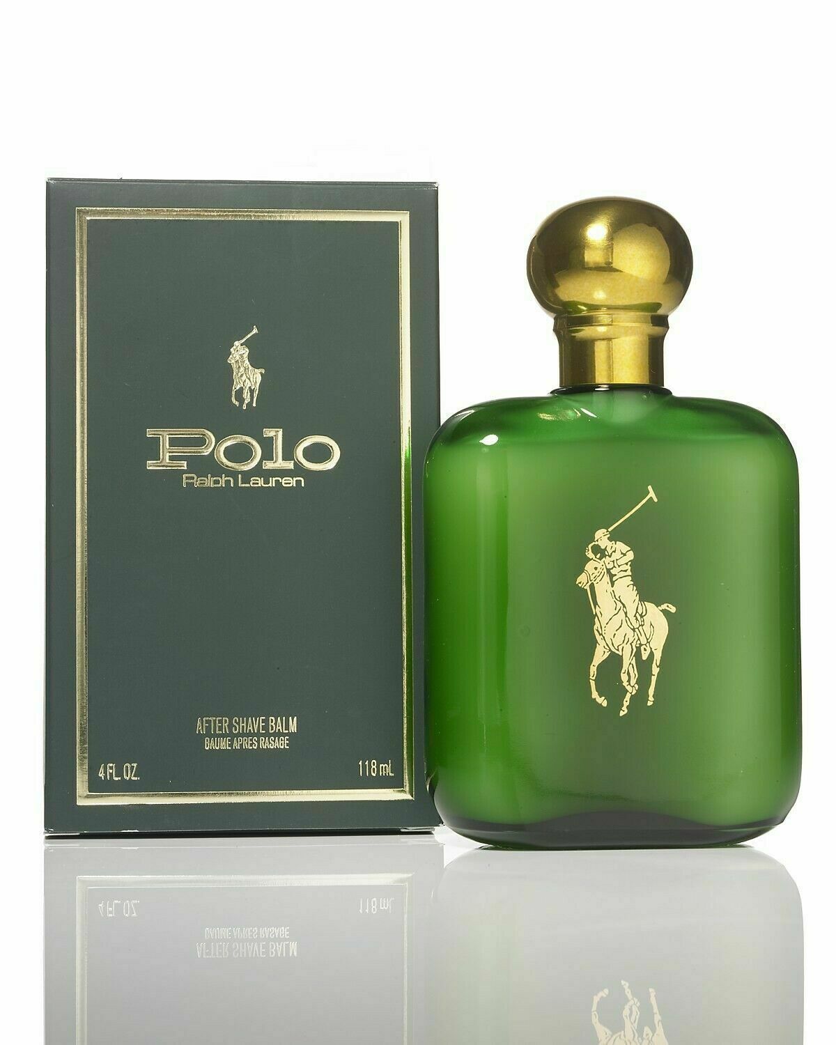 Ralph Lauren POLO GREEN Cologne e4.oz / 118 ml After Shave Balm Men ...