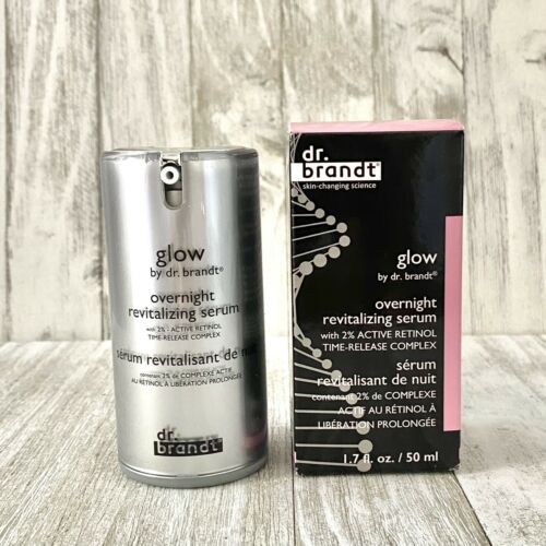 Glow by dr. brandt Overnigh Revitalizing Face Serum 1.7oz 2% Active Retinol*READ - $29.69