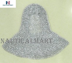 NauticalMart Renaissance Armor Silver Chainmail Head Coif Hood Costume 
