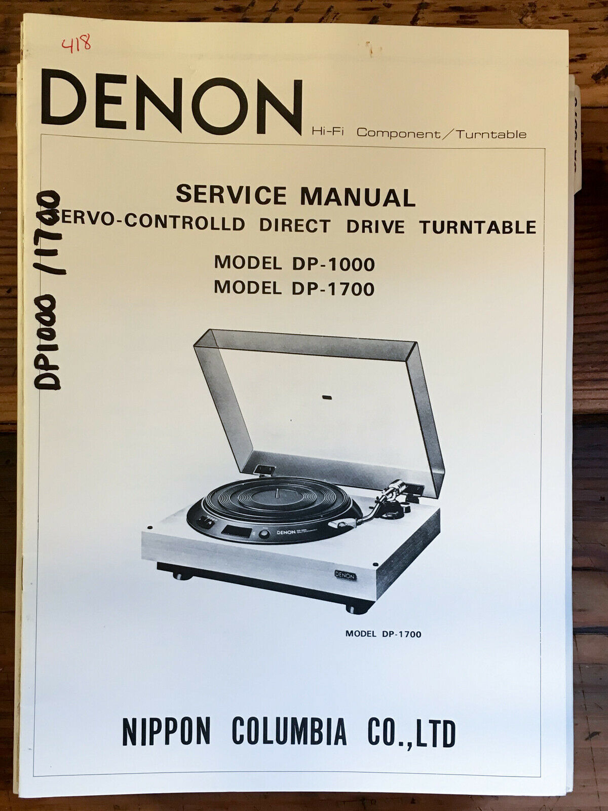 Used Denon Dp 1000 Turntables For Sale Hifishark Com