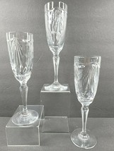 3 Waterford Crystal Avalon Fluted Champagne Elegant Toasting Glasses Set... - $148.17