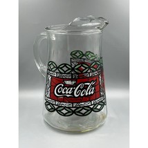 VTG 1970's "Enjoy Coca Cola" Pitcher - Tiffany Style Design - 64 oz. w-Ice Lip - $19.59