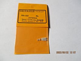 Details West # RA-322 Antenna "Nail" Type ll Roads 2 Each. HO Scale image 3