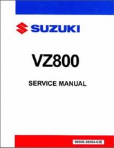 2005-2018 Suzuki VZ800 Marauder 800 / Boulevard M50 Service Manual on a CD - $12.99
