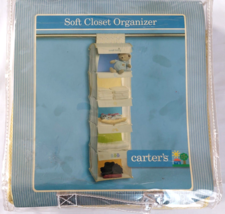 NEW Carter&#39;s Soft Fabric Over Closet Rod Hanging Storage Organizer 5 She... - $16.66