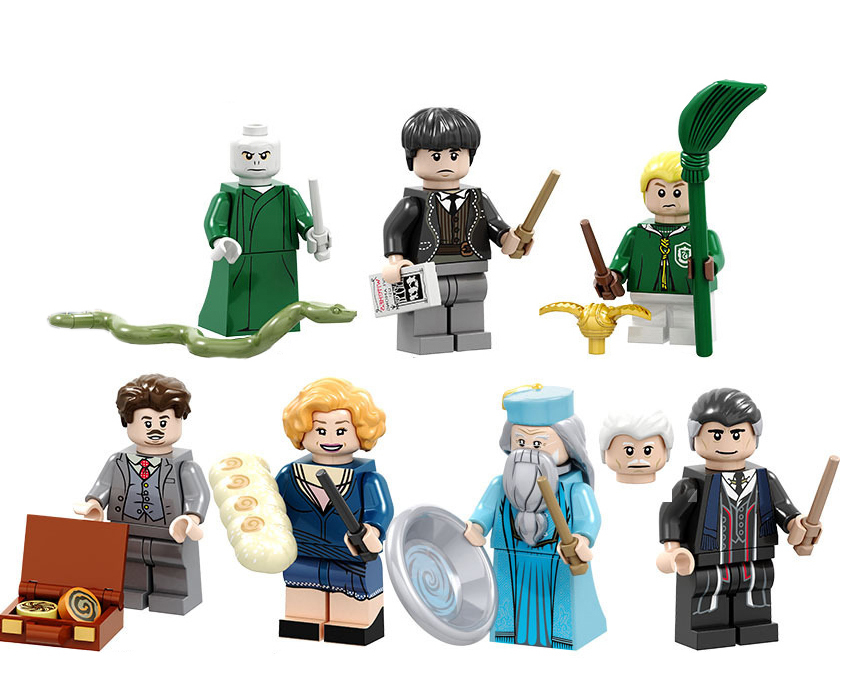 Harry Potter Movies 7 Members Collectible Minifigure Building Blocks Toy