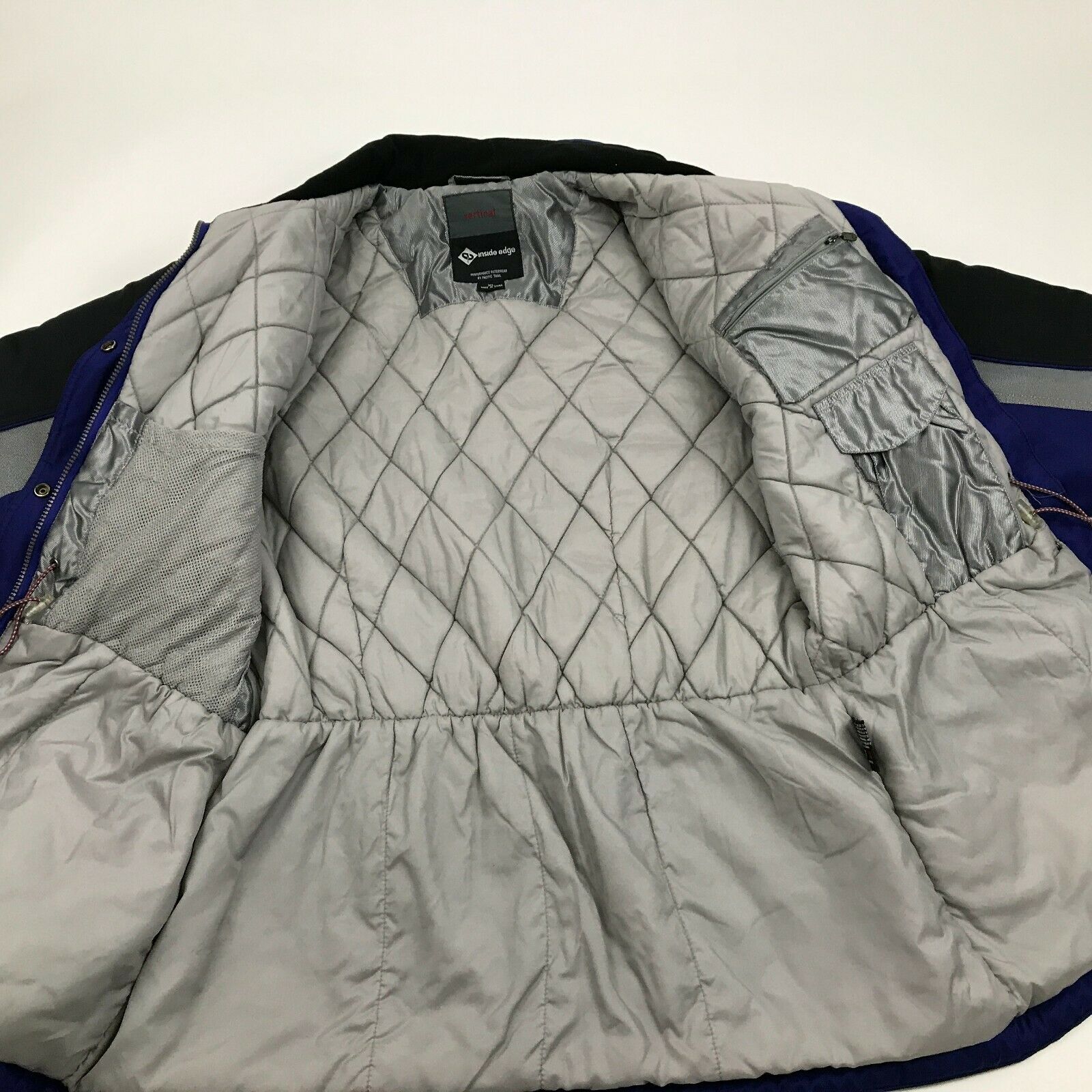 NEW VINTAGE Pacific Trail Vertical Coat Size XL Jacket Blue Hard Shell ...